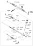 Diagram STEERING GEAR BOX for your Hyundai