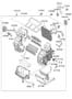 Diagram HEATER SYSTEM-HEATER & BLOWER for your 2017 Hyundai Azera