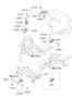 Diagram ENGINE & TRANSAXLE MOUNTING (1600 CC - GAMMA) for your 2013 Hyundai Azera