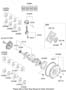 Diagram CRANKSHAFT & PISTON (1600 CC - GAMMA) for your 2013 Hyundai Santa Fe Sport