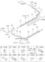 Diagram FUEL LINES (1600 CC - GAMMA) for your 2013 Hyundai Accent GS Hatchback