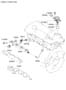 Diagram THROTTLE BODY & INJECTOR (1600 CC - GAMMA) for your 2013 Hyundai Accent GS Hatchback