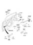 Diagram REAR DOOR LOCKING SYSTEM for your 2013 Hyundai Accent GS Hatchback 1.6L A/T