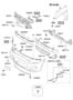 Diagram FRONT BUMPER for your Hyundai Accent