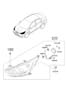 Diagram HEADLAMP for your 2013 Hyundai Accent GS Hatchback 1.6L M/T