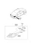 Diagram REAR COMBINATION LAMP for your 2015 Hyundai Santa Fe