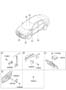 Diagram RELAY & MODULE for your 2015 Hyundai Santa Fe