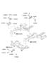 Diagram ENGINE & TRANSAXLE MOUNTING (1800 CC - NU) for your 2015 Hyundai Azera