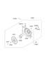 Diagram COOLING SYSTEM for your 2014 Hyundai Santa Fe