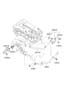 Diagram COOLANT HOSE & PIPE (1800 CC - NU) for your 2022 Hyundai Ioniq 5