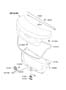 Diagram TRUNK LID TRIM for your 2008 Hyundai Tiburon