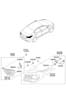 Diagram REAR COMBINATION LAMP for your 2000 Hyundai Sonata