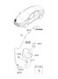 Diagram WINDSHIELD WASHER-FRT for your 2014 Hyundai Tucson Limited 2.4L Theta II AWD