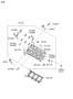 Diagram CYLINDER HEAD for your Hyundai