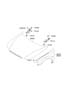 Diagram FENDER & HOOD PANEL for your 2009 Hyundai Azera