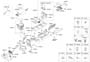 Diagram FLOOR CENTER CONSOLE for your 2008 Hyundai Azera