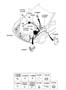 Diagram ENGINE COMPARTMENT WIRING for your 2014 Hyundai EQUUS