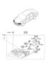 Diagram HEADLAMP for your 2006 Hyundai Azera