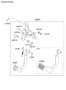 Diagram PEDAL ASSEMBLY - BRAKE & CLUTCH for your 2009 Hyundai Tucson