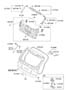 Diagram TAIL GATE TRIM for your 2010 Hyundai Tucson