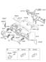 Diagram FRONT DASH PANEL (DASHBOARD) for your 2011 Hyundai Tucson