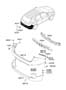 Diagram REAR BUMPER for your 2010 Hyundai Tucson