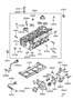 Diagram CYLINDER HEAD for your 2016 Hyundai VELOSTER Rally Edition Hatchback