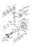 Diagram CRANKSHAFT & PISTON for your 2015 Hyundai Azera