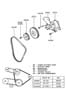 Diagram COOLANT PUMP for your 1994 Hyundai