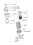 Diagram SPRING & STRUT-FRONT for your 1995 Hyundai Accent