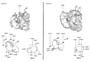 Diagram TRANSAXLE for your 1990 Hyundai