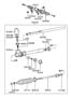 Diagram MANUAL STEERING GEAR BOX for your Hyundai