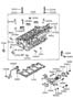 Diagram CYLINDER HEAD for your 2016 Hyundai Tucson SE 2.0L AWD