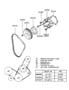 Diagram COOLANT PUMP for your 2009 Hyundai Genesis Coupe