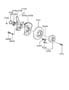 Diagram HUB-FRONT AXLE for your 2009 Hyundai Azera