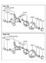 Diagram REAR WHEEL HUB for your Hyundai