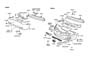 Diagram BUMPER (FRONT)ONT for your 2019 Hyundai Tucson Limited 2.4L Theta II AWD