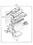 Diagram ENGINE GASKET KIT for your Hyundai