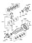 Diagram CRANKSHAFT & PISTON for your 2015 Hyundai Azera