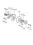 Diagram HUB-FRONT AXLE for your Hyundai