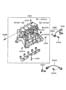 Diagram CYLINDER BLOCK for your 2011 Hyundai Azera