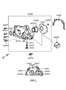 Diagram CASE-FRONT for your 1996 Hyundai