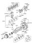 Diagram CRANKSHAFT & PISTON for your 2011 Hyundai Veracruz