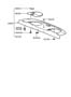 Diagram REAR PACKAGE TRAY for your 2014 Hyundai Tucson Limited