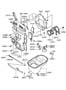 Diagram BELT COVER & OIL PAN for your 2022 Hyundai Tucson