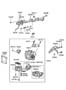 Diagram THROTTLE BODY & INJECTOR for your Hyundai