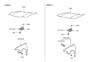 Diagram FENDER & HOOD PANEL for your 1993 Hyundai Sonata