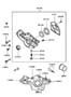 Diagram CASE-FRONT for your 2017 Hyundai Sonata