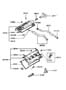 Diagram ROCKER COVER for your 1999 Hyundai