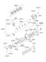 Diagram CRANKSHAFT & PISTON for your 2017 Hyundai Accent SE Sedan 1.6L M/T